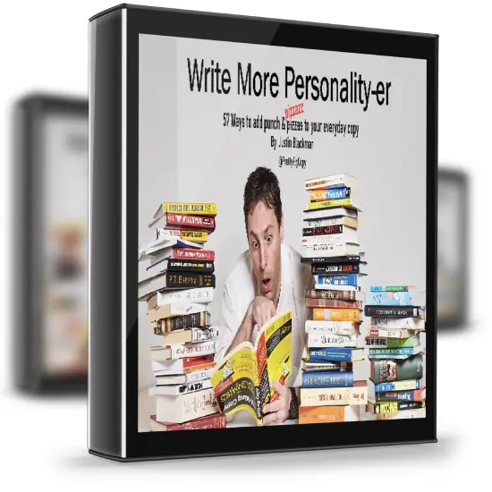 Justin Blackman – Write More Personality-er Workshop 1 Justin Blackman – Write More Personality-er Workshop