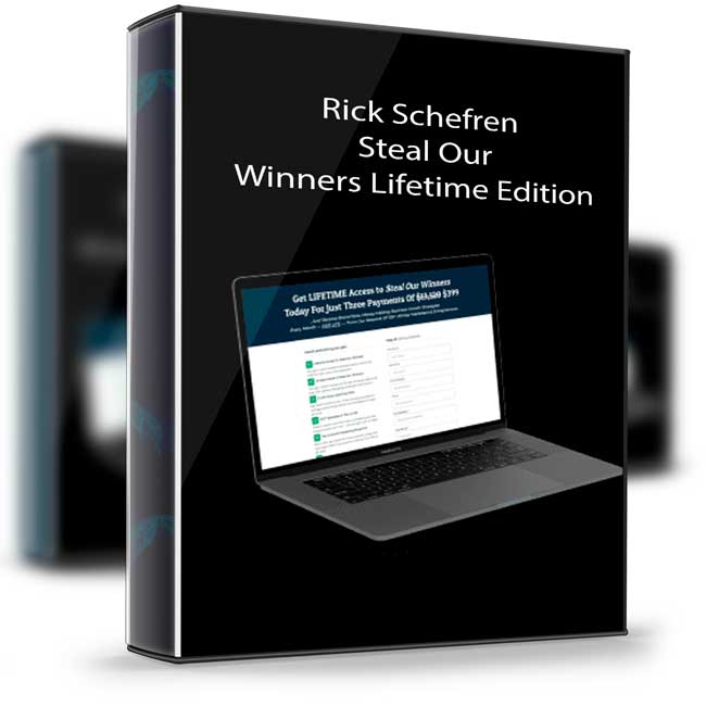 Rick Schefren – Steal Our Winners Lifetime Edition 1 Rick Schefren – Steal Our Winners Lifetime Edition